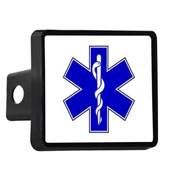 Imagem de Rogue River Tactical EMT EMS Estrela da Vida Trailer Capa de Engate Plug Ideia de Presente Ambulância Paramédica