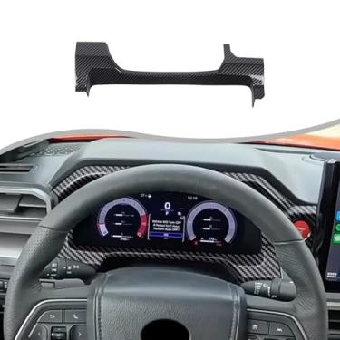 Imagem de Daeiclru Acabamento da capa do painel do console central compatível com Toyota Tacoma 2024 2025, capa do painel inferior do visor do instrumento, acessórios de acabamento da moldura do painel de