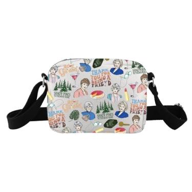 Imagem de TSOTMO Bolsa tiracolo divertida com tema de TV dos anos 80 da Sitcom, para filha, família, melhor amiga, Stay Hb, Tendência