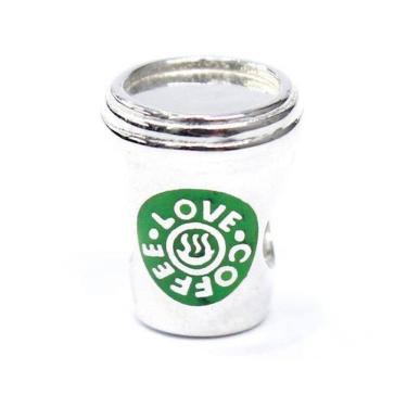 Imagem de Berloque Mundo Briller Separador Copo De Café Prata