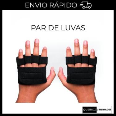 Imagem de Par de Luvas Caleira De Academia Para Musculação Treino exercício func