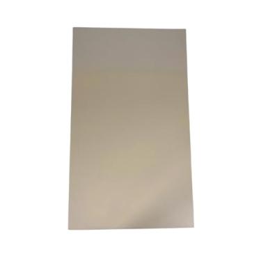 Imagem de tabua de corte 60x40cm de 10 mm p/casa cozinha restaurante churrasco padaria alimentos legumes carne profissional em polietileno (bege)