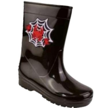 Imagem de Bota Galocha Infantil Luelua Meninos, Preto, 25/26