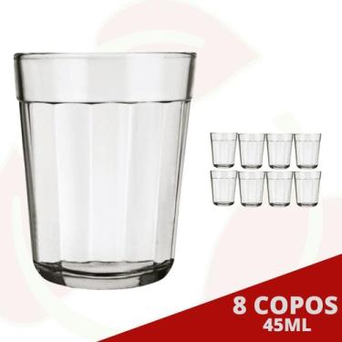 Imagem de 8UNI Copo de Shot Nadir 45ML Dose Tequila Cachaça Pinga - NADIR FIGUER