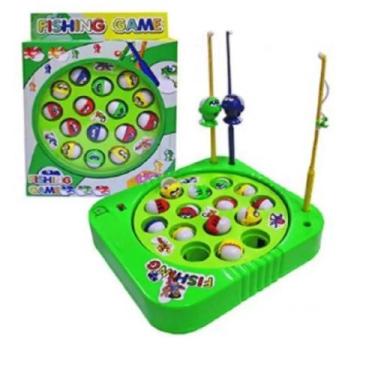 Imagem de Brinquedo Jogo Pega Peixe Pesca Maluca Pescaria Infantil - Canal Das C