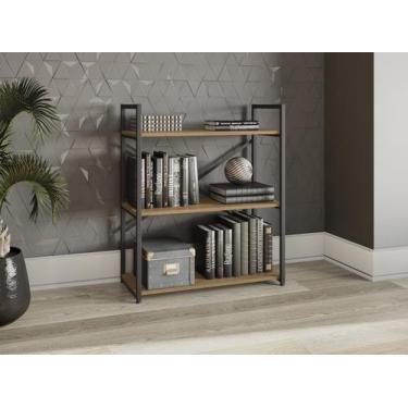 Imagem de Estante Estilo Industrial Kappesberg LI007 com 3 Prateleiras Cor Freij
