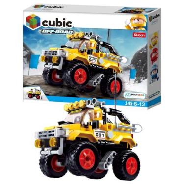 Imagem de Brinquedo De Montar Carro Amarelo Cubic Adventure Off-Road 149 Peças A