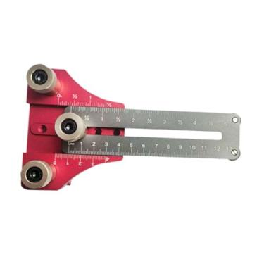 Imagem de Fenteer Guia de gabarito para serra de mesa fina com encaixe em formato U e ranhura em T, acessório de corte fácil de usar, peça de reposição para todas as