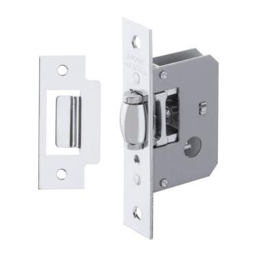 Imagem de Fechadura Externa Auxiliar 1550 IMAB Com Rolete Cromada