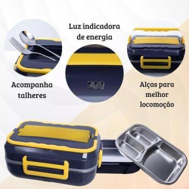 Imagem de Ultra Marmita Elétrica Bivolt 110v/220v Tomada Casa E Carro 12v - ORIG