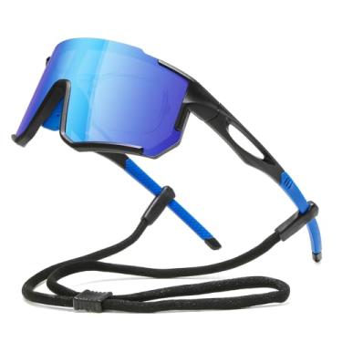 Imagem de Suertree Óculos de sol polarizados para ciclismo masculino e feminino, proteção UV com clipe de miopia, beisebol, ciclismo, corrida, MTB, óculos de sol