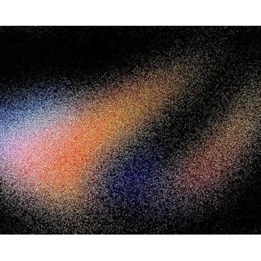 Imagem de Quadro Decorativo com Estampa Abstract Colorful Vibrant Grainy Texture 40 x 40 Papel 2 unidades