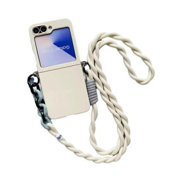 Imagem de Capa De Telefone Slim Candy Para Samsung Galaxy Z Flip 7 6 5, Capa Fof