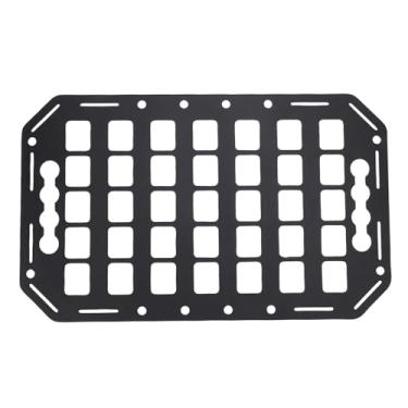 Imagem de Haofy Caminhão de Caminhão Molle Painel Lateral Leito Molle Painel de Alumínio L Painel de Armazenamento de Carga de Pista para Carros SUVs RVs RVs Com Vários Orifícios à Prova de