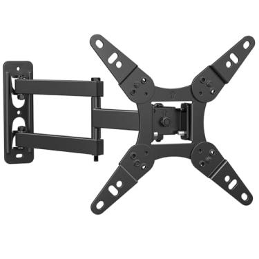 Imagem de IWORKBOARD Suporte de parede de TV de movimento total de 24 32 40 polegadas para TVs e monitores de 13 a 103 polegadas, suporte articulado pequeno para TV, extensão giratória de inclinação giratória