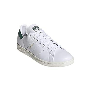Imagem de adidas Stan Smith - Calçado branco/verde universitário/branco, Branco, 13 Wide