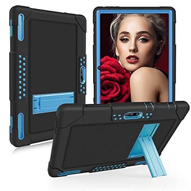Imagem de Hoibon Capa para tablet Pritom M10 de 10 polegadas, compatível com crianças, com suporte, à prova de choque, para FANGOR F-X10/qunyiCO Y10/Voger priorpad X100/Digiland Tab Modelo: DL1036/Gateway 10.1