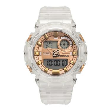 Imagem de Relógio Mormaii Feminino Sports Branco(A) - MO19780A/8B