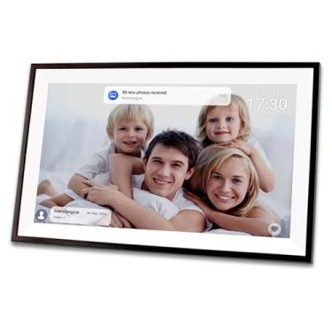 Imagem de Hilitand Exibição de Parede Inteligente Family Planner Família do Calendário Digital Com 15,6in Tela Touch Full HD para a Organização Doméstica SYNC Com o Quadro de Fotos do (Plugue dos EUA 100-240V)