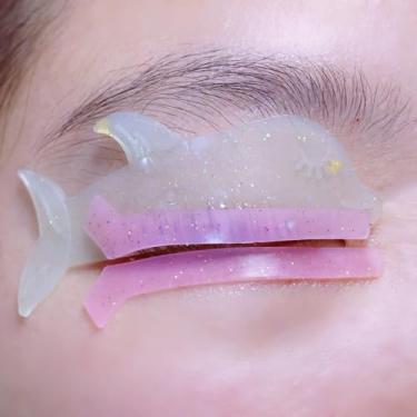 Imagem de Fita de elevação de cílios de silicone para levantamento de cílios fita permanente Compensadores autoadesivos, 3 pares de fitas compensadoras, pressione a tira de cílios para substituir as capas de