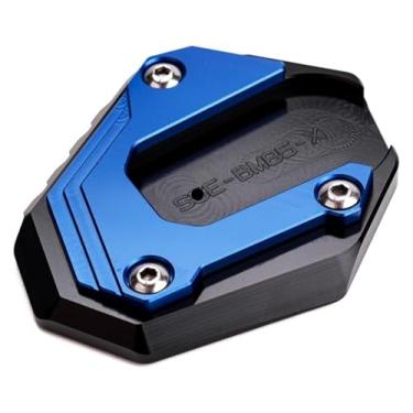 Imagem de Extensão de suporte lateral de motocicleta compatível com acessórios F850GS / F750GS F850 GS Adventure F 750 850 GSA 2018-2022 2023 (azul)