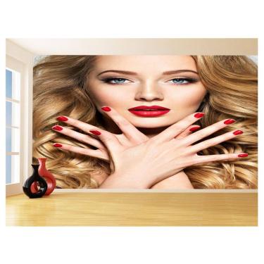 Imagem de Papel De Parede Salão De Beleza Maquiagem Make 3,5M Slb85