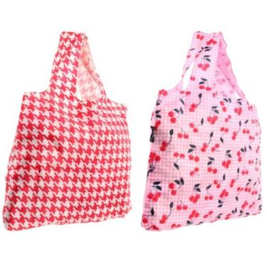 Imagem de Envirosax Sacolas de compras reutilizáveis Lane, cereja, conjunto de 2