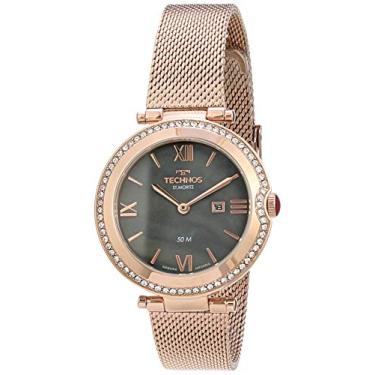 Imagem de Relógio Technos, Pulseira de Aço Inoxidável, Feminino Rosé GL15AX/1C