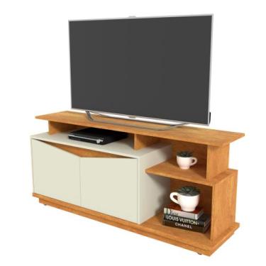 Imagem de Rack Napoli 2 Portas com prateleira para TV 55 Polegadas - Avelan