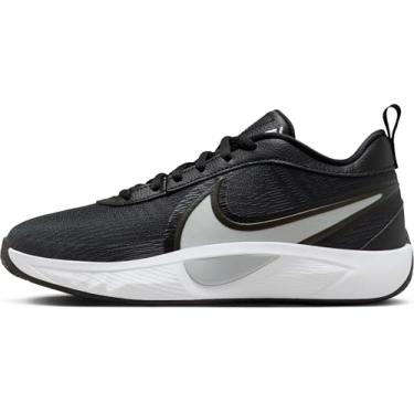 Imagem de Nike Giannis Freak 6 Tênis de basquete infantil grande (FQ7378-003, preto/branco/Gunsmoke/prata plana), Preto/Branco/Gunsmoke/Prata plana, 7 Big Kid