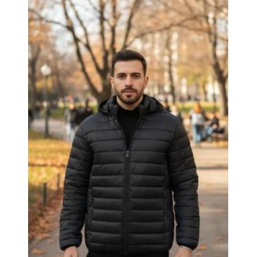 Imagem de Jaqueta Puffer Masculina Bobojaco Capuz Removível 40500144 - STILE, Pr
