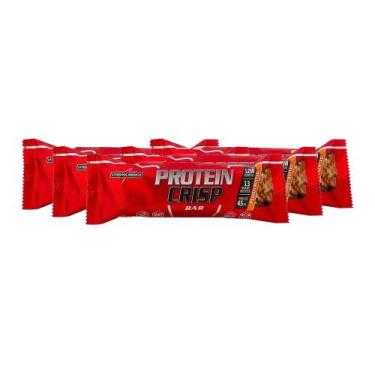 Imagem de Kit 5 Barra de Proteína Protein Crisp Integralmédica Sabor Manteiga de