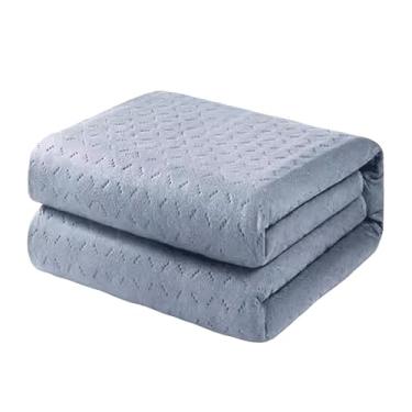 Imagem de Cobertores elétricos macios de tecido não tecido com função de temporizador cobertor aquecido portátil com dispersão de calor