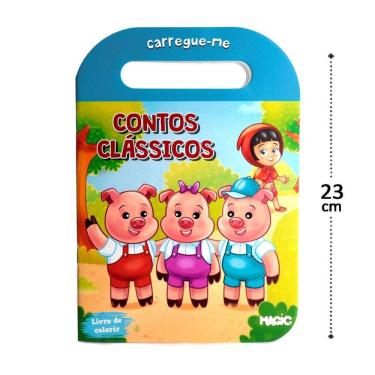 Imagem de Livro de Colorir Carregue-me Contos Clássicos - Tudo em Caixa
