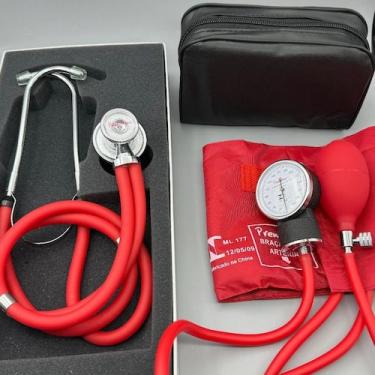 Imagem de Kit de Acadêmico de Enfermagem- Estetoscópio Duplo Rappaport Premium +