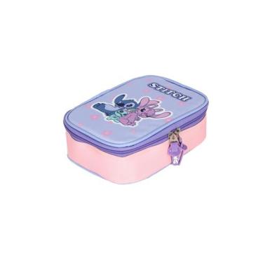 Imagem de Estojo Box Escolar Infantil Stitch Disney 100 Pens ET50094SC Luxcel, R