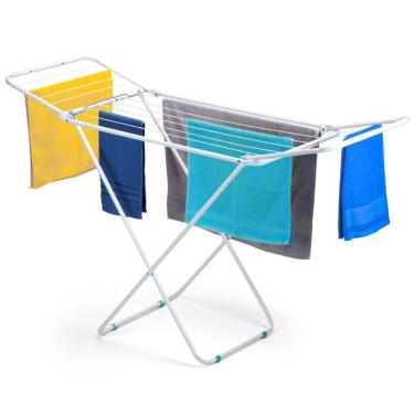 Imagem de Varal Retrátil de Chão com Abas – Compacto e Resistente