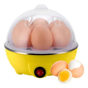 Imagem de Cozedor Ovos Eletrico Portatil Maquina Cozinha A Vapor Cor Cozedor Ovo