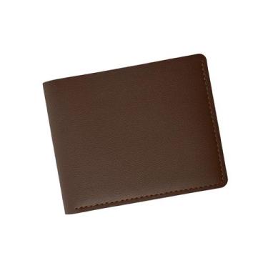 Imagem de Carteira Masculina Fina Simples material ecológico Porta Cartões Leve 