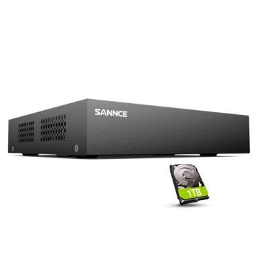 Imagem de Sistema de câmera de segurança de vigilância SANNCE 8CH 1080P DVR
