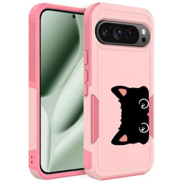 Imagem de Ftonglogy Capa para Google Pixel 9 Pro XL: design floral de flores fofas transparentes para meninas e mulheres, capa de celular de silicone à prova de choque de TPU macio à prova de choque 9pro XL 5G