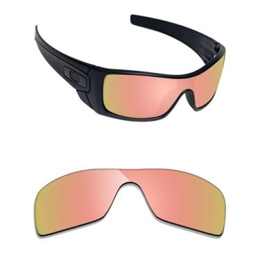 Imagem de Alphax Lentes de reposição polarizadas espelhadas em ouro rosa para óculos de sol Oakley Radar Plate OO9495D