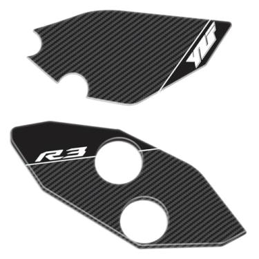Imagem de Adesivo Resinado Protetor Pedaleira Compatível Yzf R3 2016 À 2020