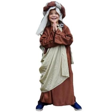 Imagem de Fantasia José Infantil Personagem Bíblico P/Festas Natalinas - Fantasi