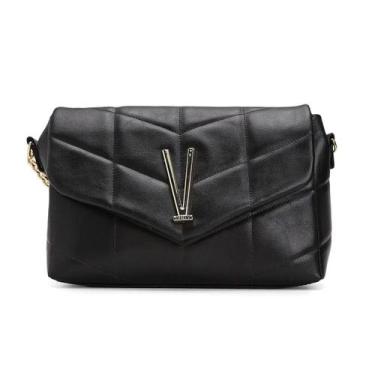 Imagem de Bolsa Vizzano Feminina Napa Calf Preta Social Luxuosa, Preto, UN