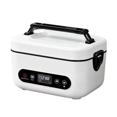 Imagem de WeiLaiKeQi Lancheira elétrica sem fio, aquecedor de alimentos para uso externo, Branco
