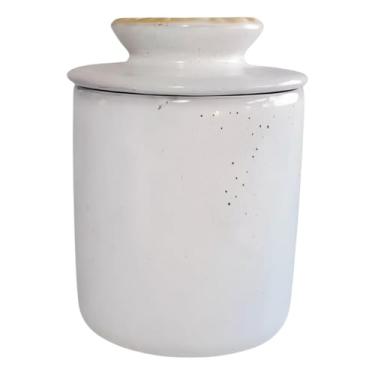 Imagem de Manteigueira Francesa Rústica Cerâmica Arte Tempo MADRI