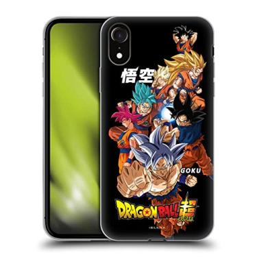 Imagem de Head Case Designs Capa de gel com personagens de sobrevivência Dragon Ball Super Goku Universe oficialmente licenciada [proteção de grau militar] compatível com Apple iPhone XR