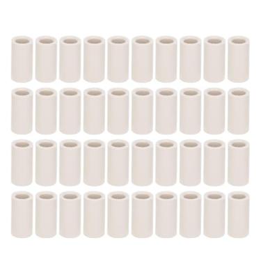 Imagem de Chiffonade 40 peças de ponteiras para tacos de sinuca de 13 mm – Ponteiras de fibra para taco de bilhar peças de reposição (2,5 cm)