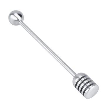 Imagem de Luqeeg Vara de Dipper de Mel de Aço Inoxidável Premium para Extração Rápida de Mel 3.63oz Ferramenta Prática para Cozinha Doméstica Cor Prata
